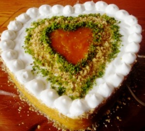 Balkabaklı Kalpi Pasta