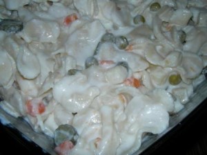 Mayonezli Makarna Salatası