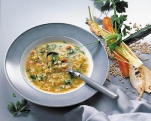 Arpalı Tavuk Çorbası