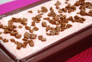 Oktay Ustadan Çilekli Yoğurtlu Dondurma