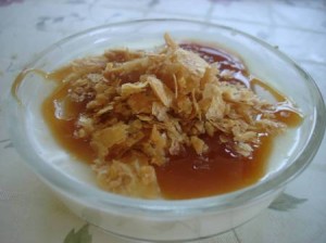 Çıtır Milföylü Karamelli Muhallebi