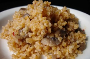 Oktay Ustadan Mantarlı Bulgur Pilavı