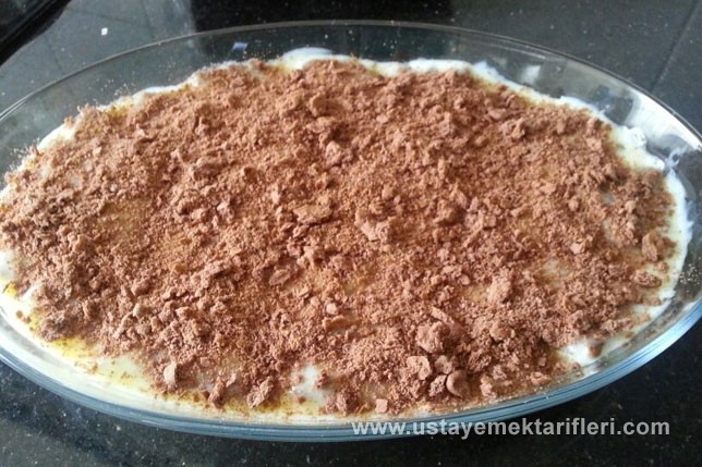 Bisküvili Muzlu Pasta Tarifi