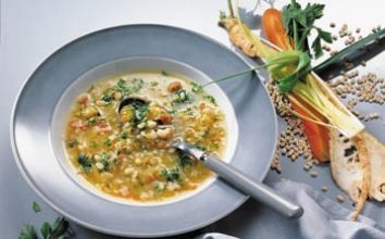 Arpalı Tavuk Çorbası