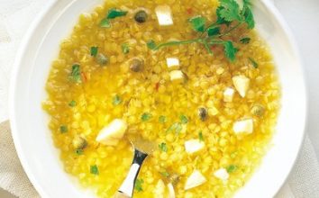 Tavuk Suyuna Mercimek Çorbası