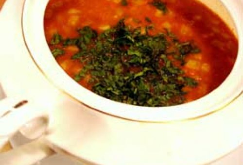 Kestaneli Sebze Çorbası