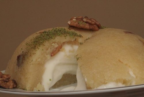 Dondurmalı irmik Tatlısı