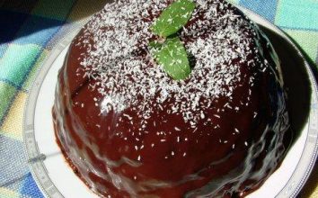 Çikolatalı doğum günü pastası