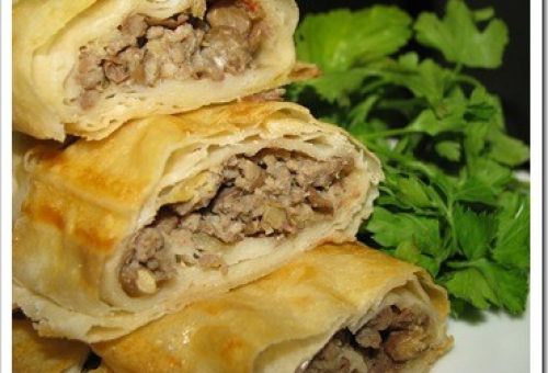Kıymalı Ve Mercimekli Börek