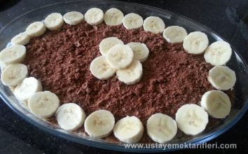 Bisküvili Muzlu Pasta Tarifi