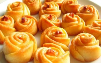 Cevizli gül tatlısı