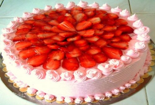 Kolay Kremalı Meyveli Pasta