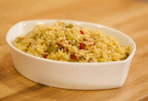 Sebzeli Bulgur Pilavı